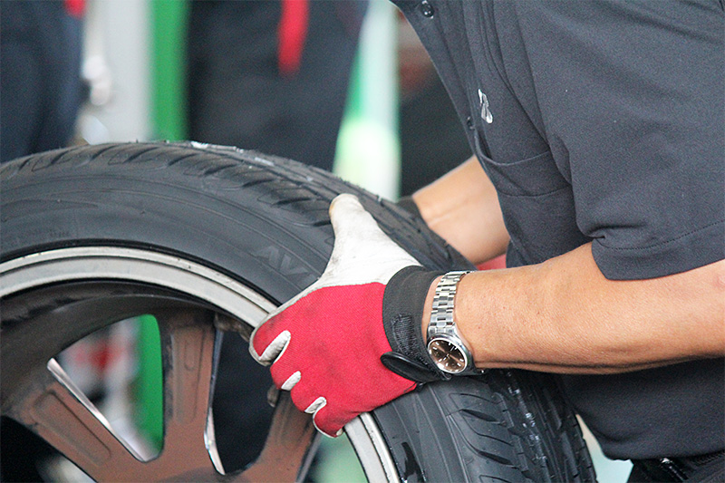 ホイールバランス調整